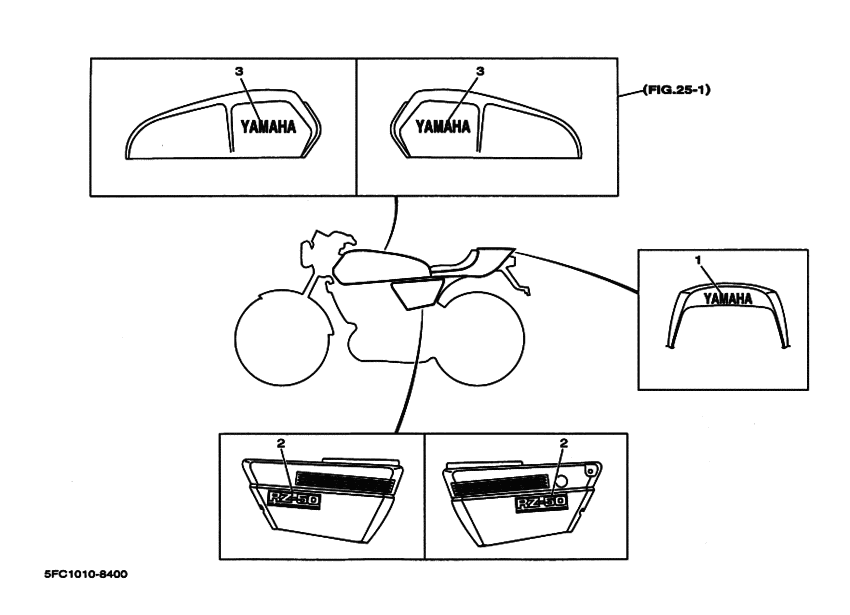 RZ50 グラフイツク. エンブレム