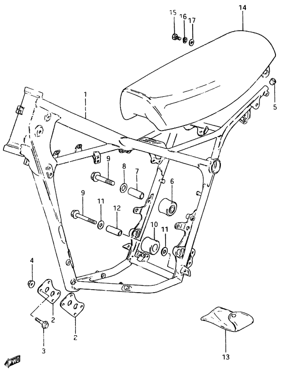 Frame - seat