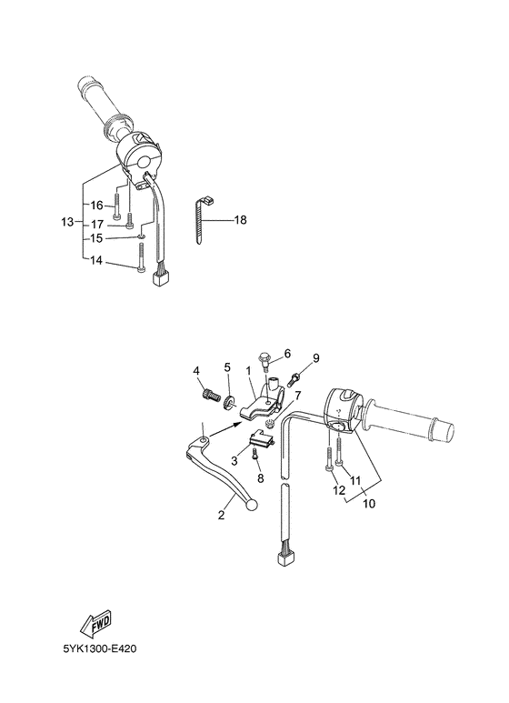 Handle switch & lever