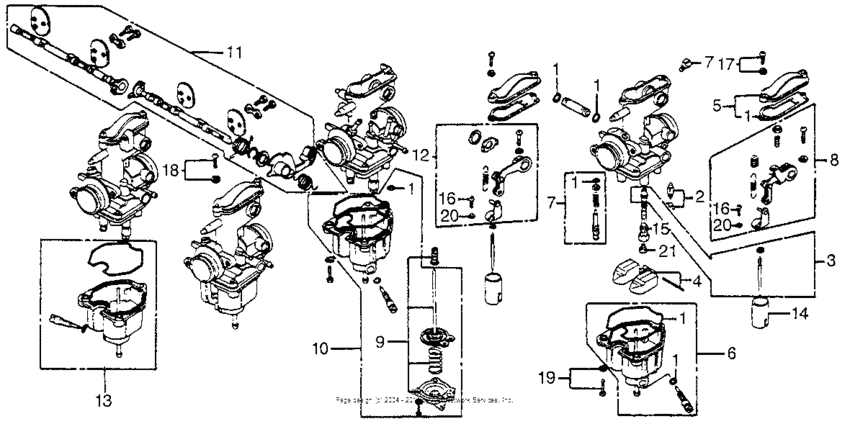 Carburetor comp. parts