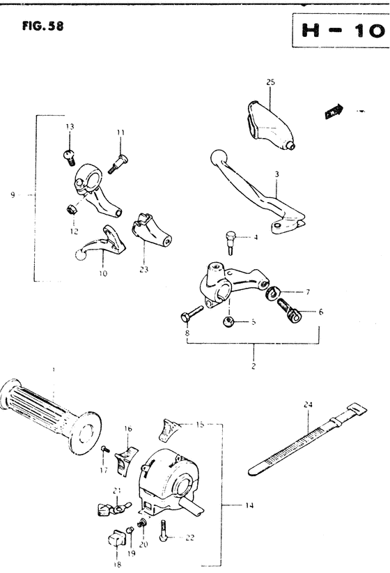 Left handle switch