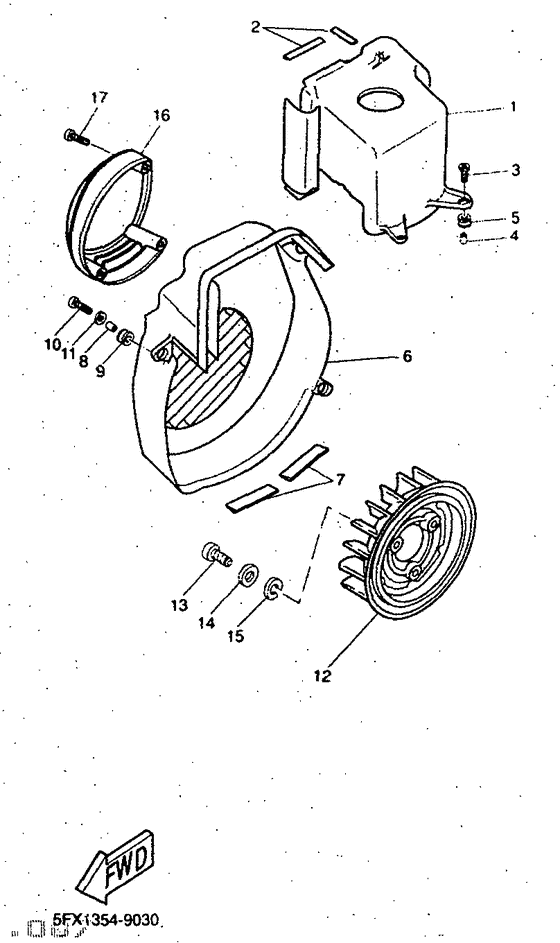 CW50RS Кожух вентилятора