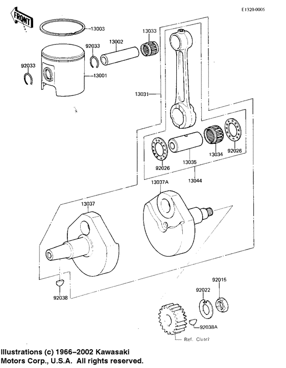 Crankshaft/piston