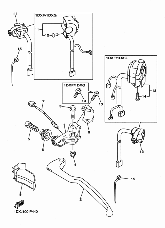 Handle switch & lever
