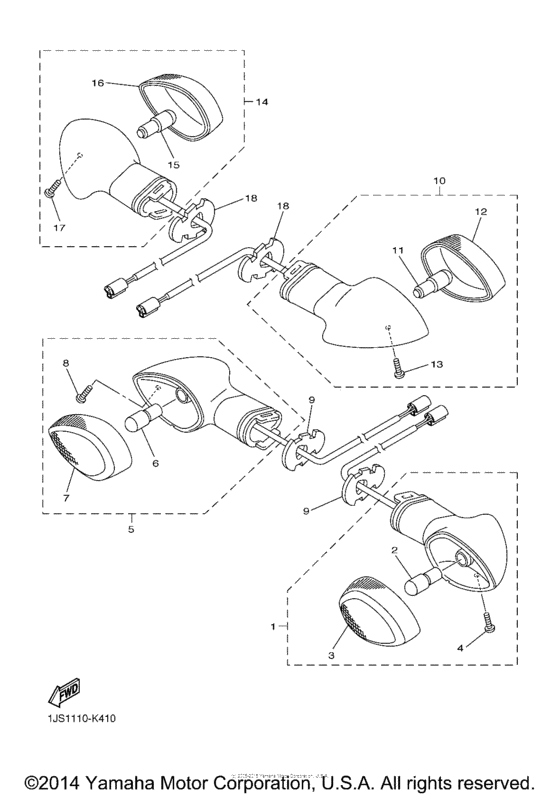 YZF-R6 Поворотники