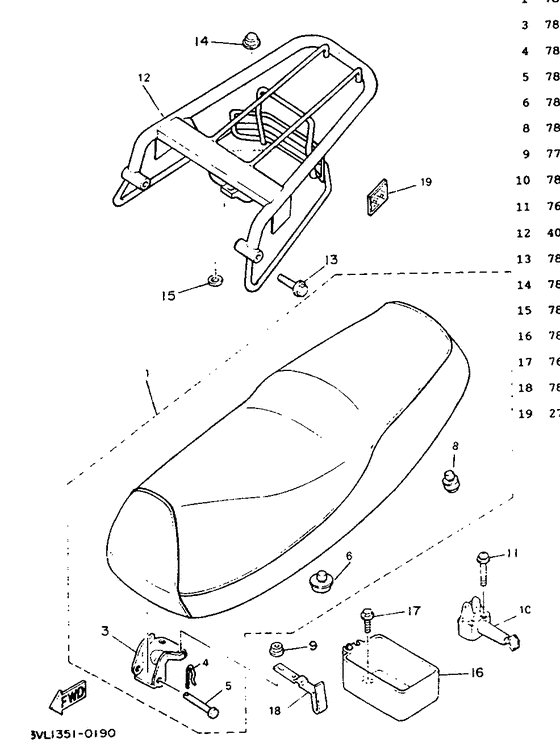 Selle. porte -bagages