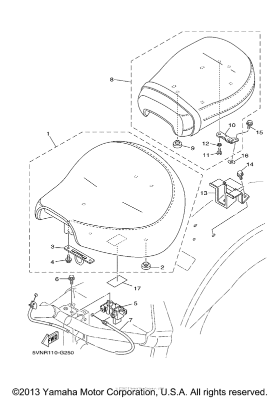 XV17ATSAR Сиденье