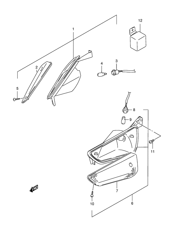AN150 Front turnsignal