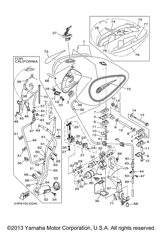 XV17ATT Топливный бак