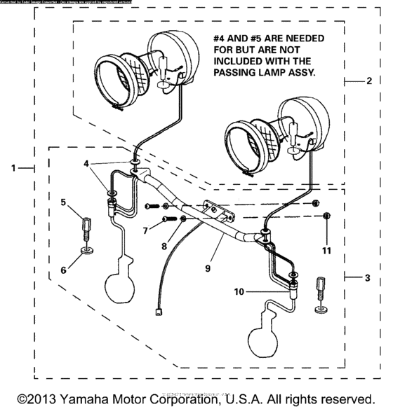 XV17ATT Passing lamp kit