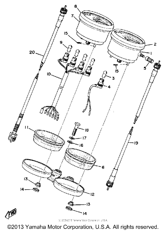 Speedometer & tachometer