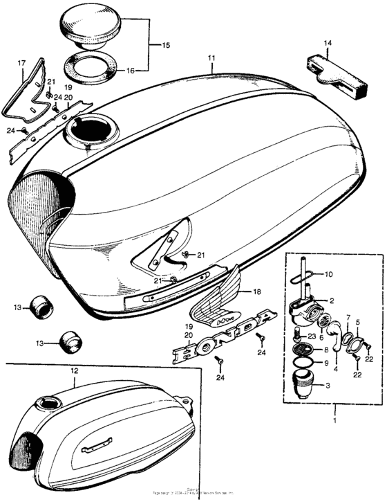 Fuel tank + fuel valve