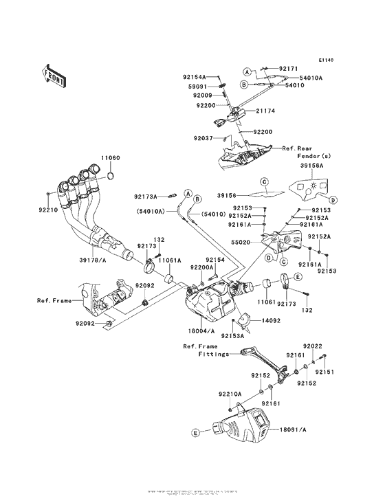 ZX1000 Глушитель