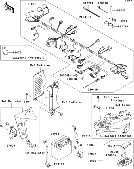 Chassis electrical equipment(a1/a2)