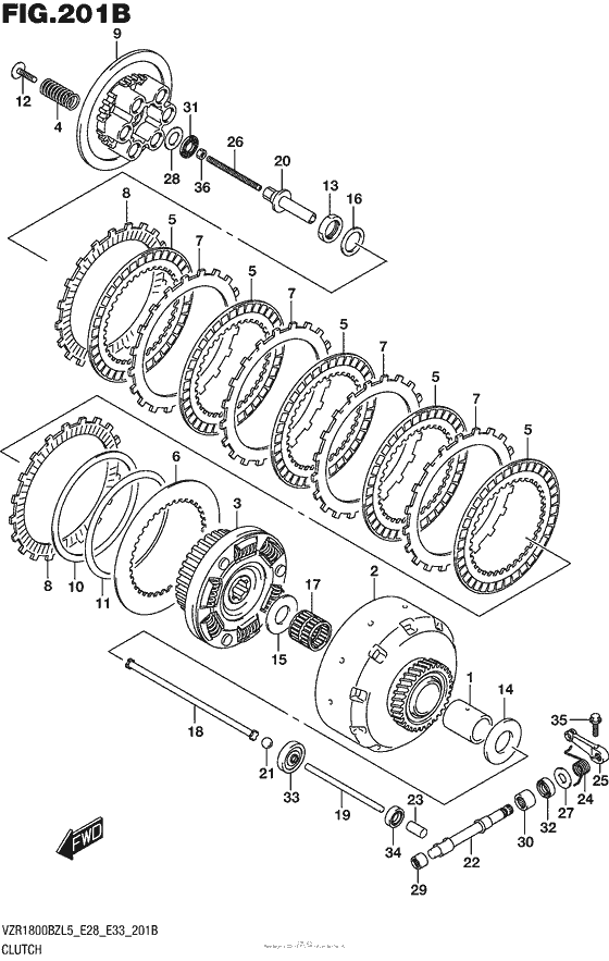 Clutch (Vzr1800Bzl5 E33)