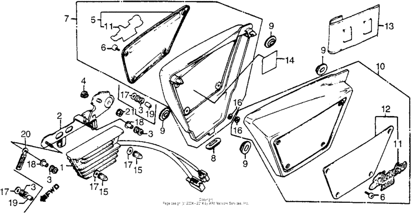 Side cover + rectifier