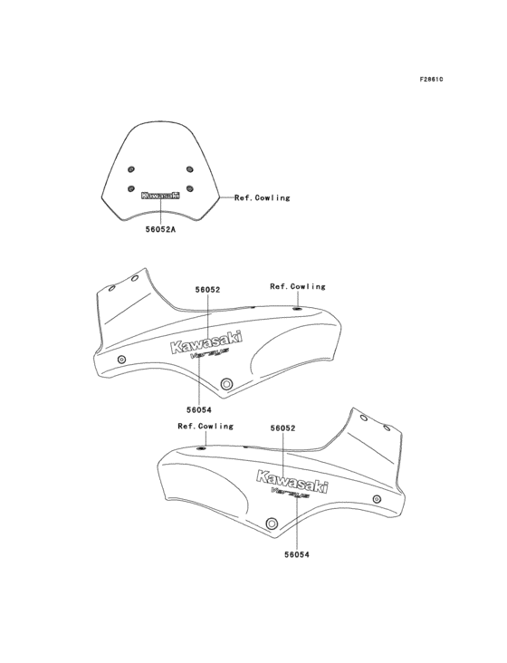 KLE650 Decals(green)(a9f)