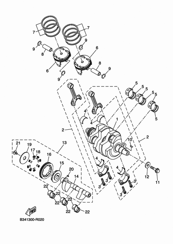 Crankshaft & piston