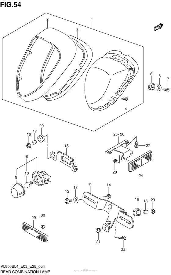 Rear Combination Lamp (Vl800Bl4 E33)