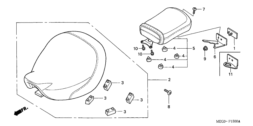 VT750CA Пружина