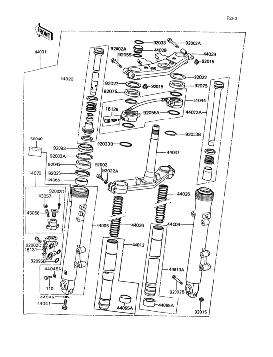 Front fork(1/2)