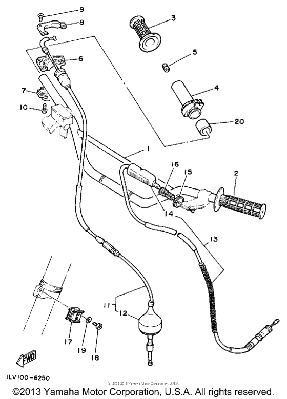Handlebar-cable