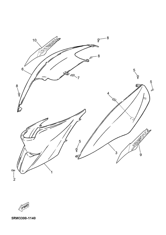 CS50Z Боковые обтекатели