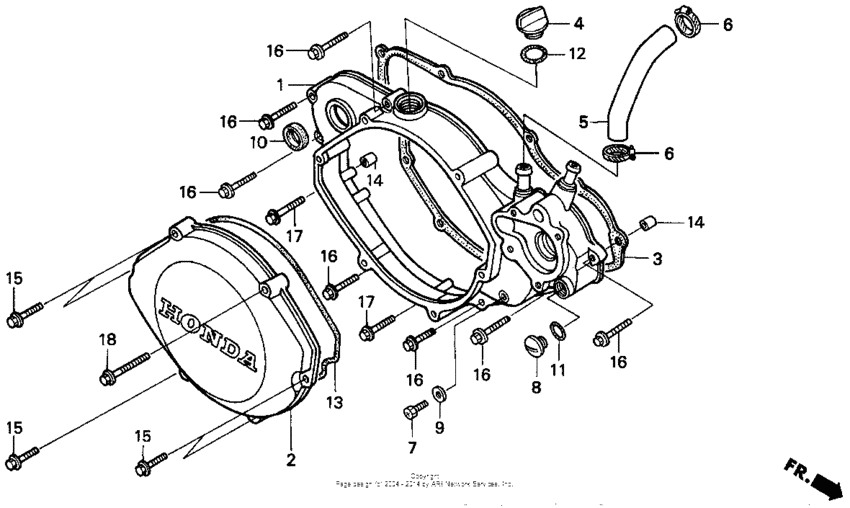 Right crankcase cover 90-91