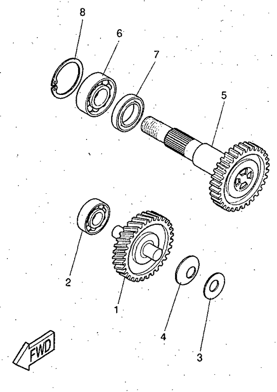 YQ50 Трансмиссия