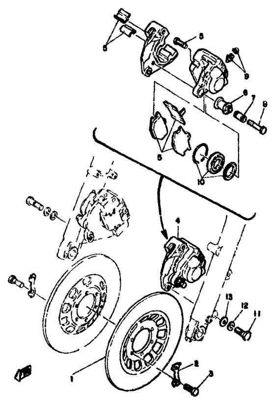Disk brake. caliper