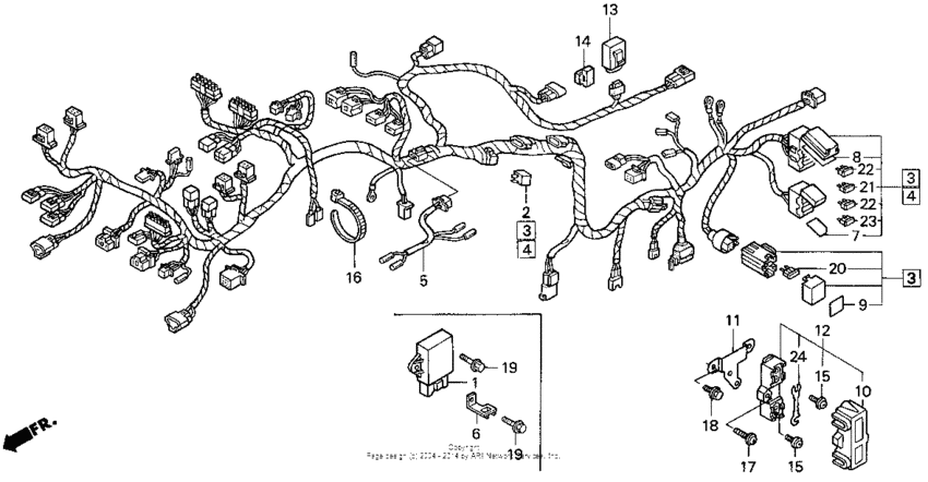 St1100a wire harness