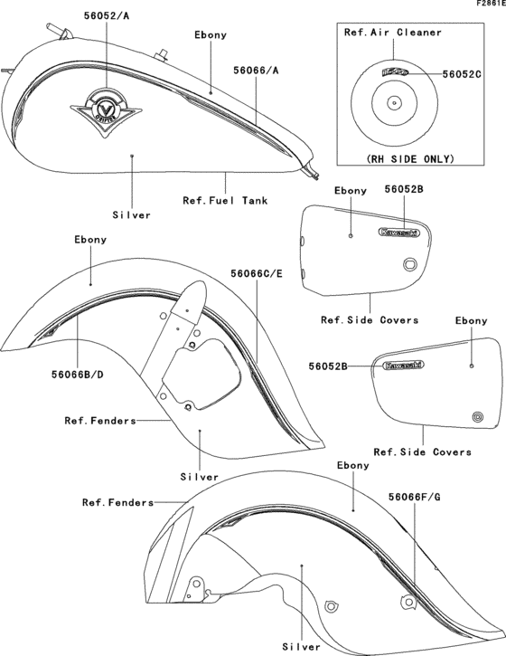 VN1500 Decals(silver / ebony)(r4 / r5)