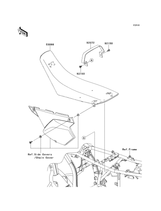 KLX250 Сиденье