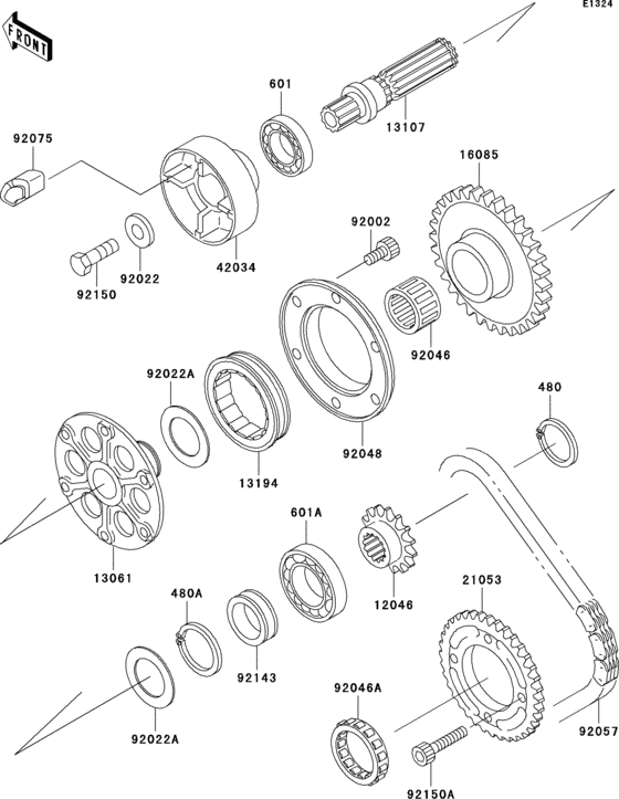Generator shaft