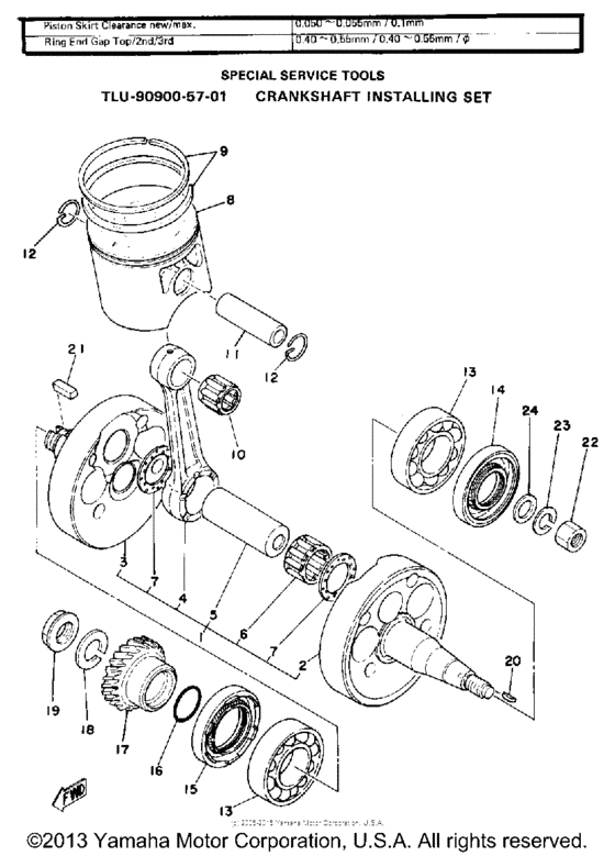 Crank-piston