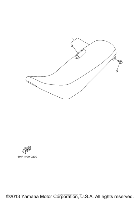 TTR125LS Сиденье