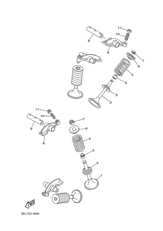 BT1100 Клапана