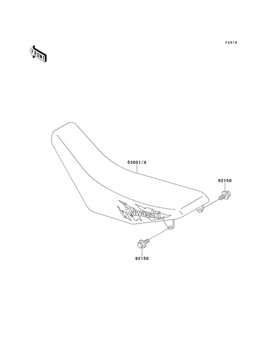 KX125 Сиденье