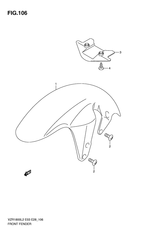 VZR1800 Переднее крыло
