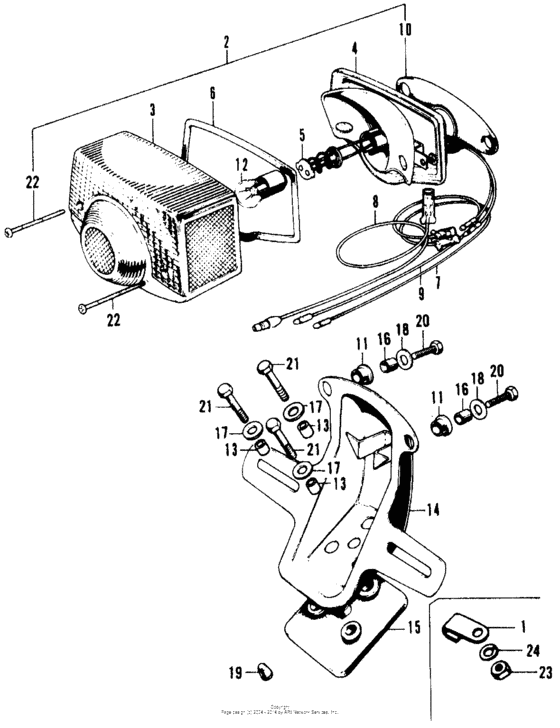 Cb500 taillight