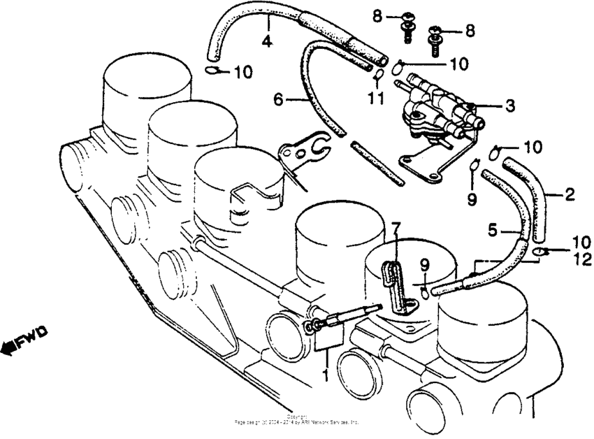Automatic fuel valve 80
