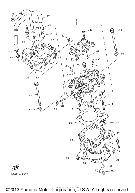YZ426FP Цилиндры