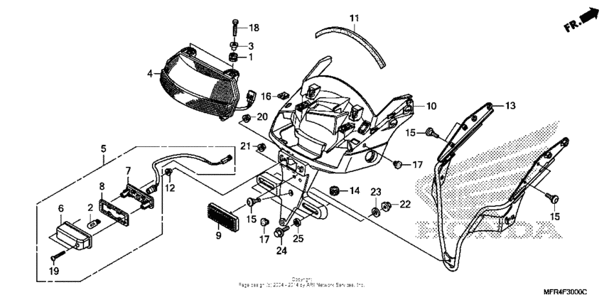 VT1300CX (ABS) Фонарь