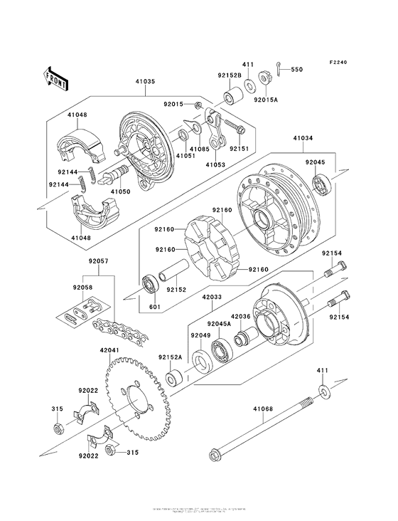 Rear Hub (Rcf)