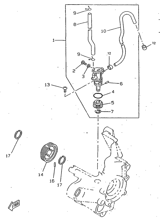 CW50RSP Масляный насос