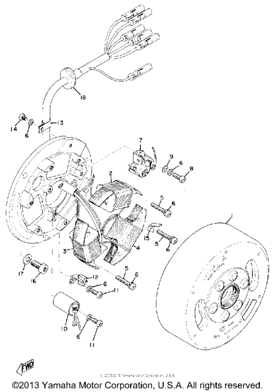 RT1M Flywheel magneto