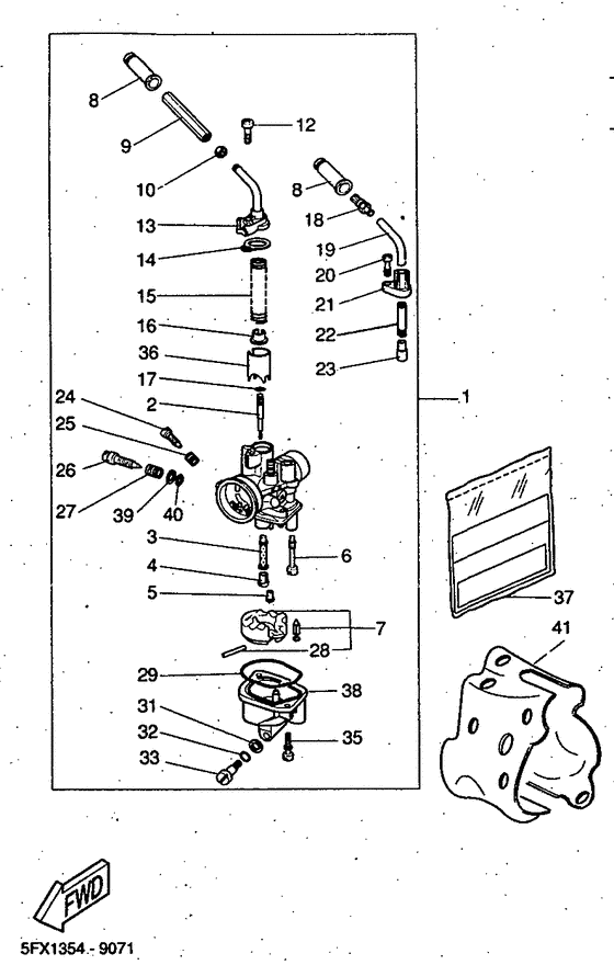 CW50RSP Катбюратор 2