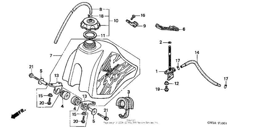 Fuel tank 98-00