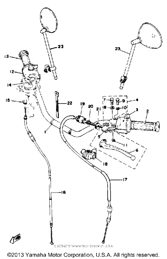 Handle wire