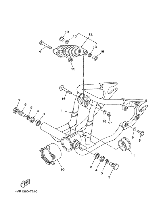 Rear arm. suspension